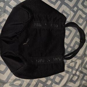 Puma Black Tote Bag with Logo